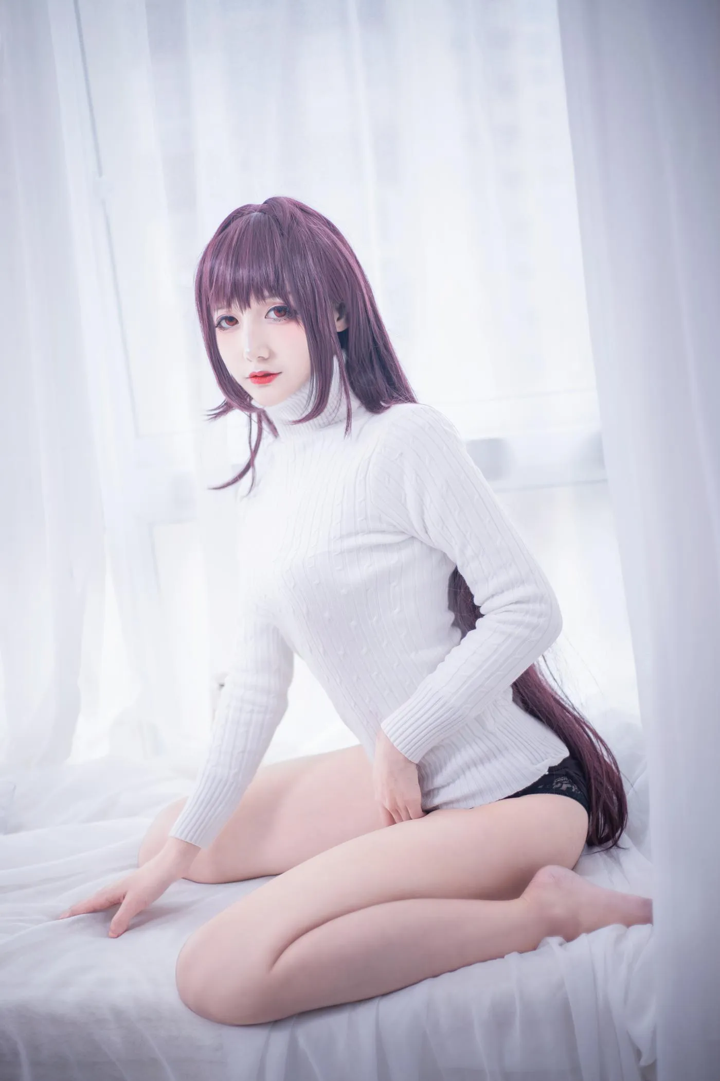 仙九Airi – NO.07 斯卡哈毛衣 [21P]插图8